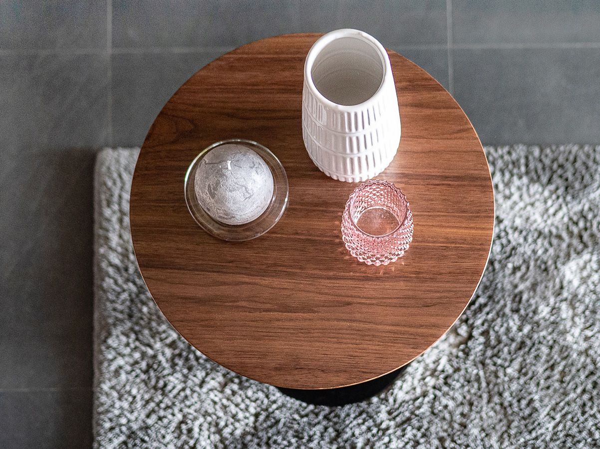 Theo coffee tables with American walnut veneer